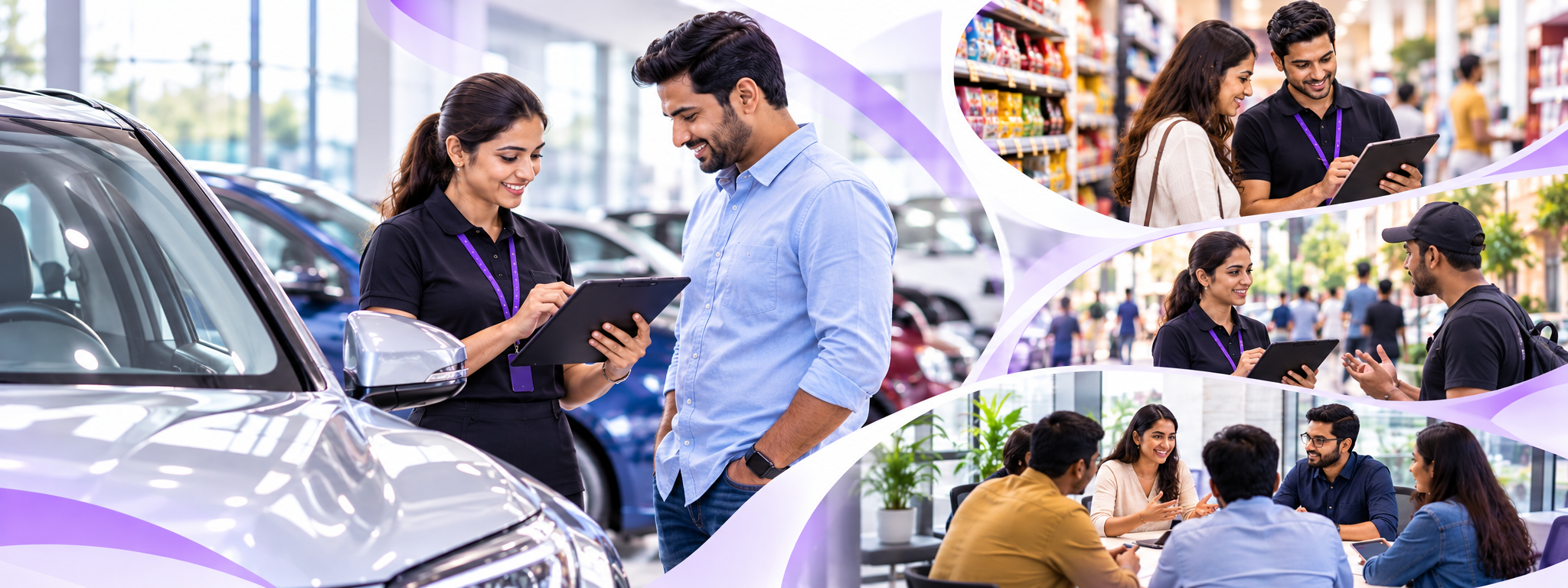 Market research fieldwork across automotive, retail, and consumer interviews, alongside a group discussion
